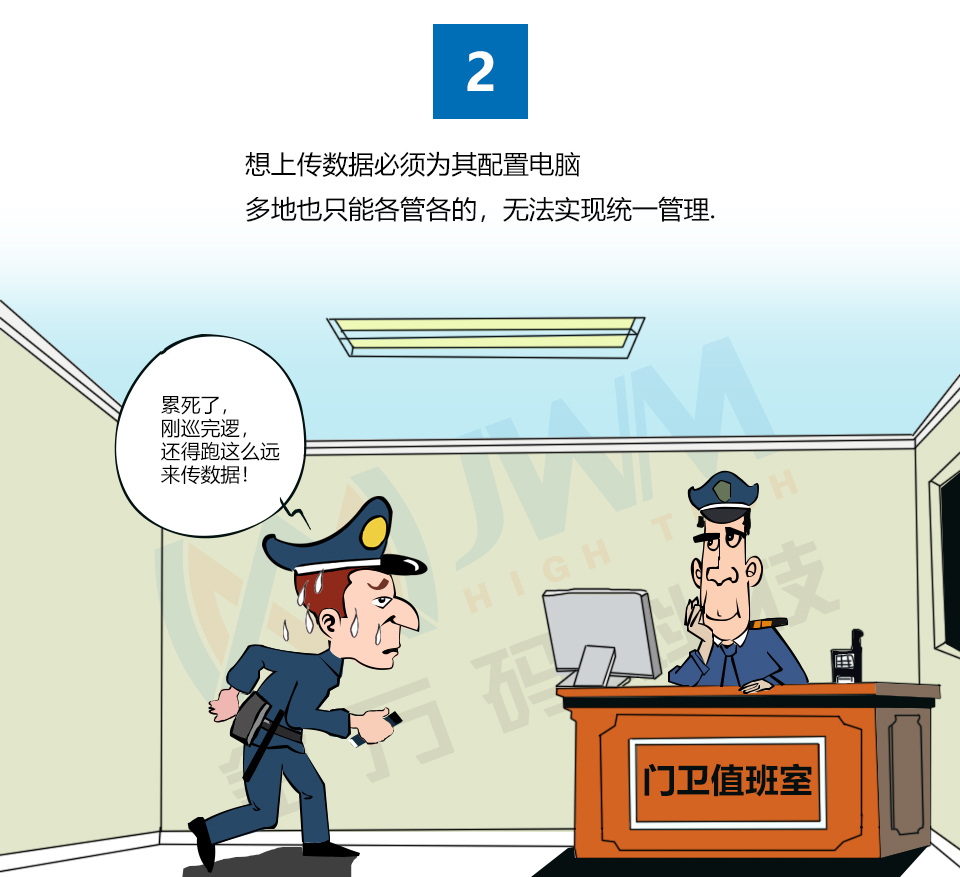 巡更棒上傳數據